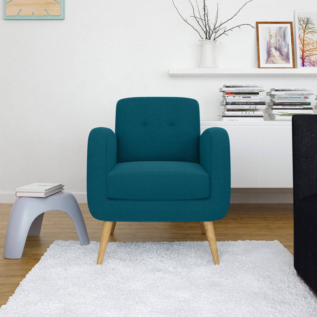 Light Blue Arm Chair Y6726