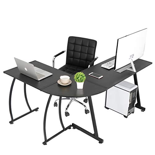 White L Shaped Corner Desk E64426