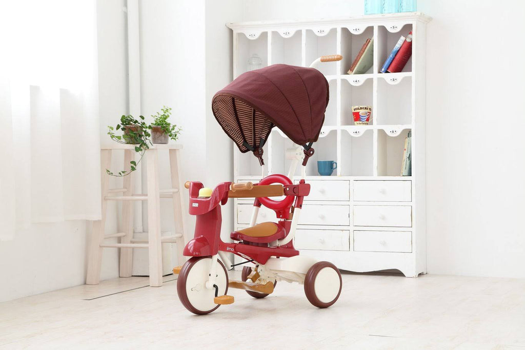 3-in-1 Folding Tricycle with Canopy White F9251