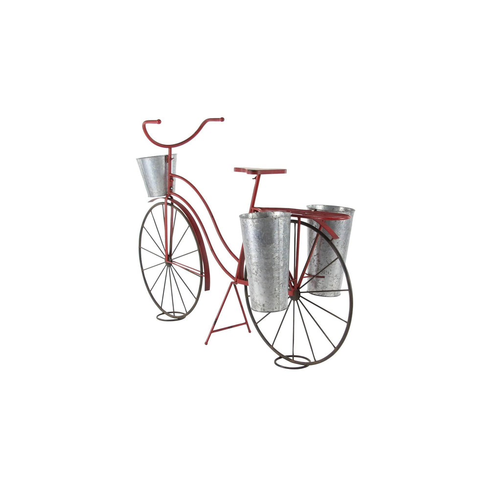 Vintage Red Bicycle Plant Stand L723381