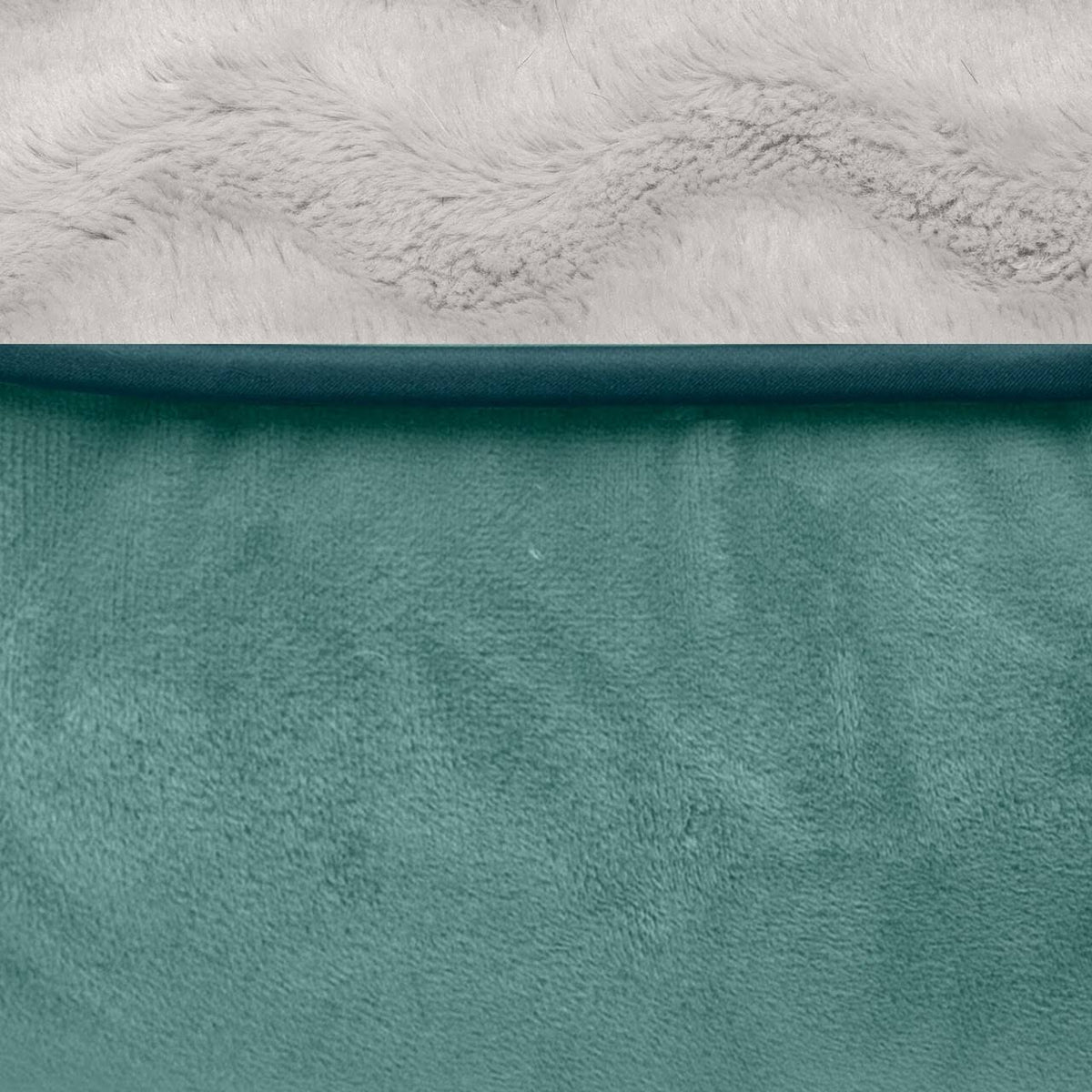 Celadon Green Velvet Sofa Dog Bed H2393
