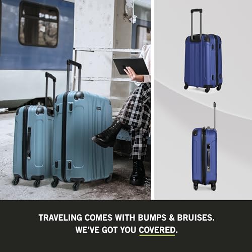 Cobalt Blue 20-Inch Carry On Hardshell Spinner Luggage B230462
