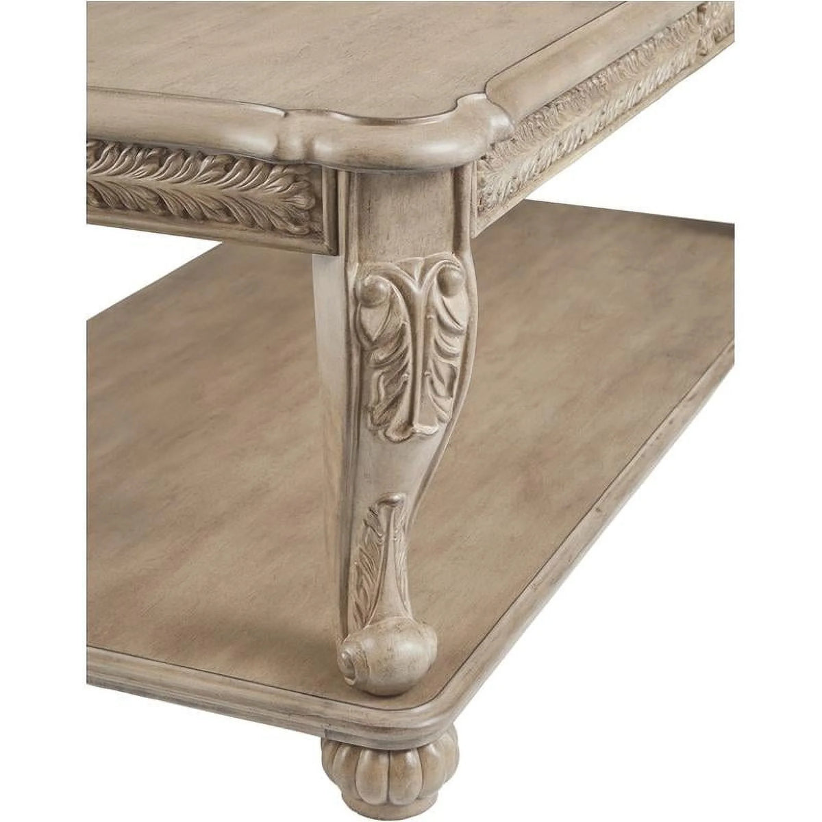 Light Brown Rectangular Cocktail Table I3880