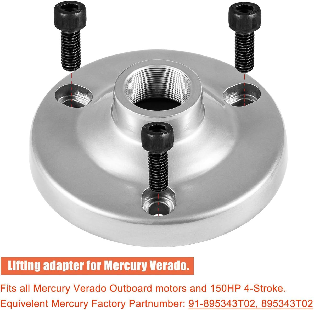 Stainless Steel Lifting Adapter with Bolts D641445