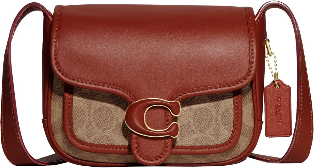 Tan Rust Coated Canvas Messenger B9867