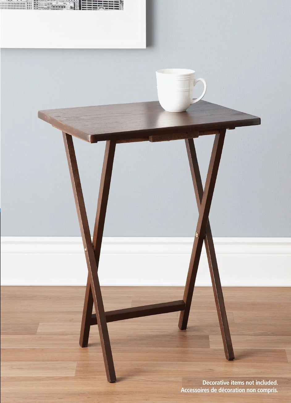 Folding TV Tray Table Natural Z954