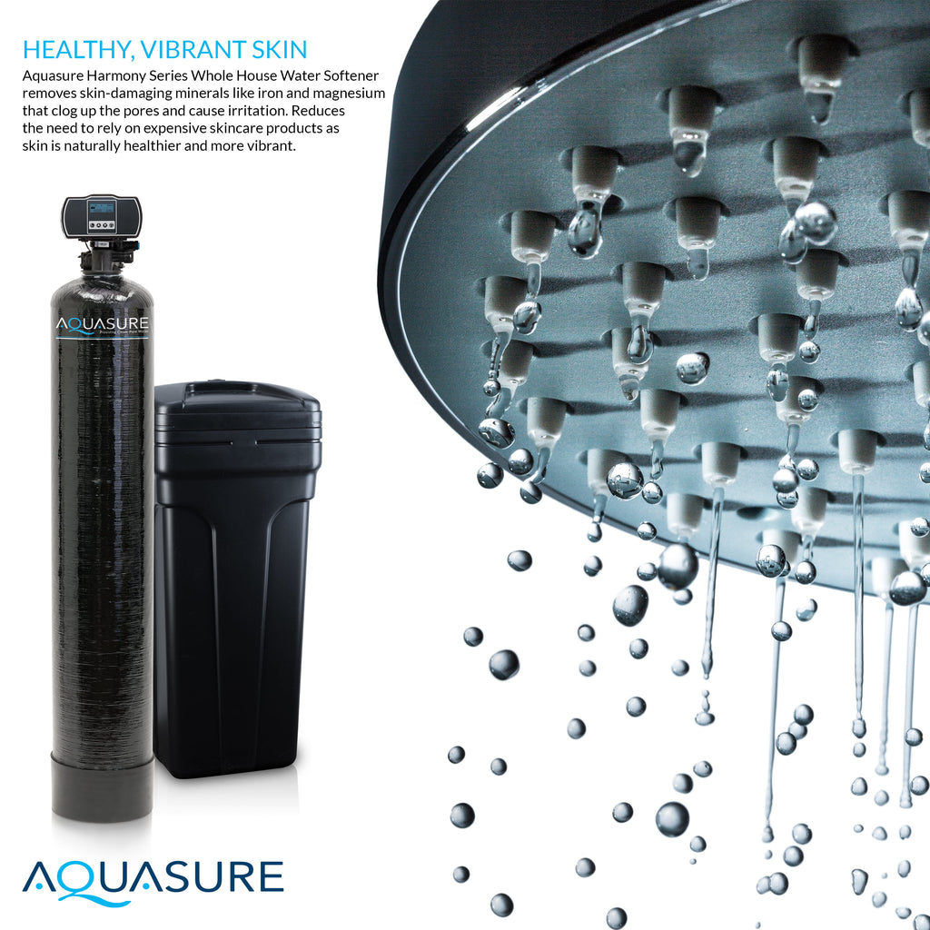 64,000 Grain Whole House Water Softener with High Efficiency Control Head J304