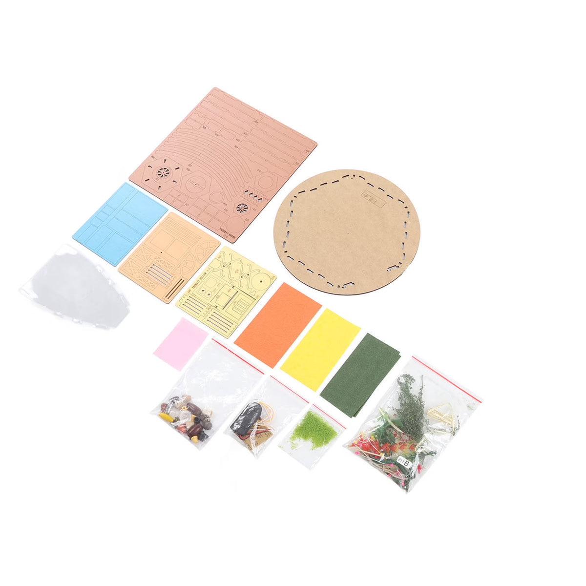 Miniature House Kit 1:24 Wood Dollhouse Kit Q392