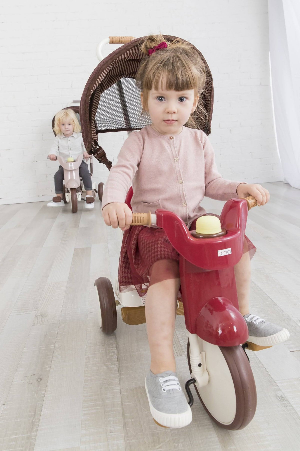 3-in-1 Folding Tricycle with Canopy White F9251