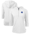 White Half-Zip Pullover Hoodie C2459