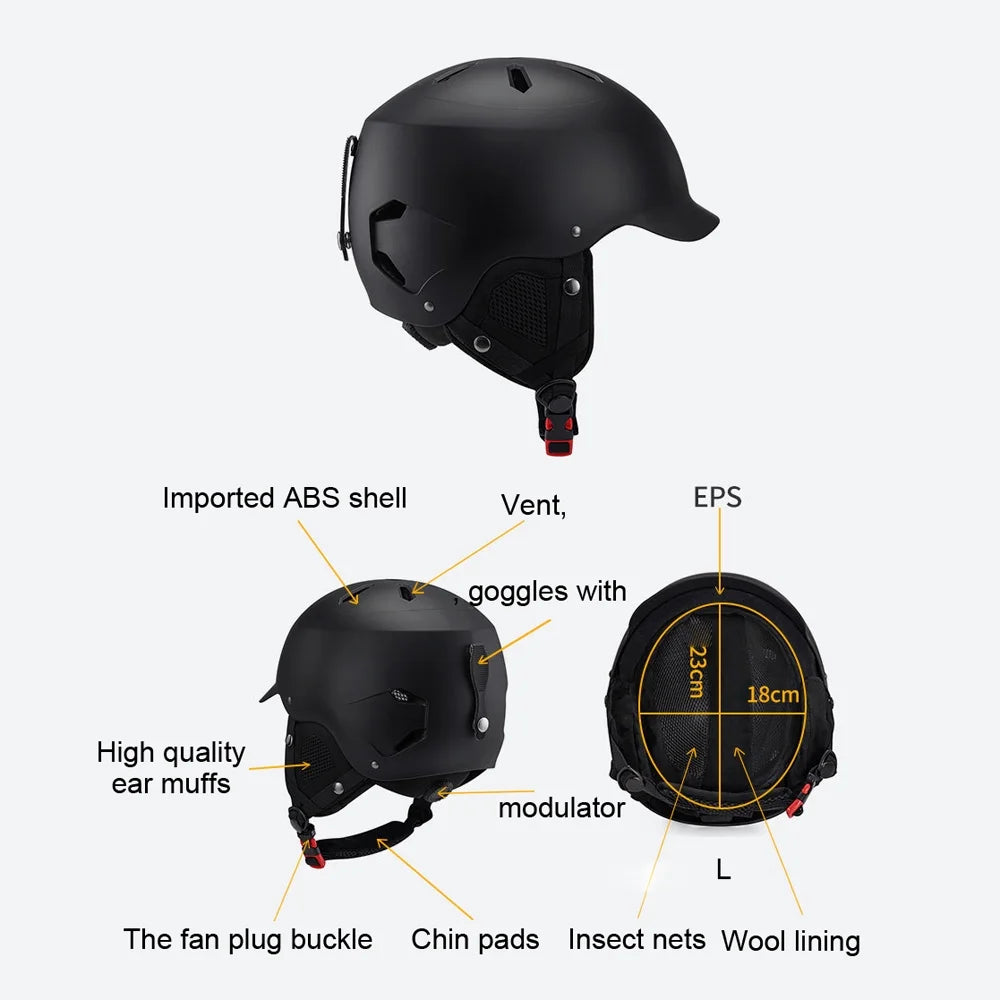 Adjustable Cycling Ski Snowboard Helmet S140
