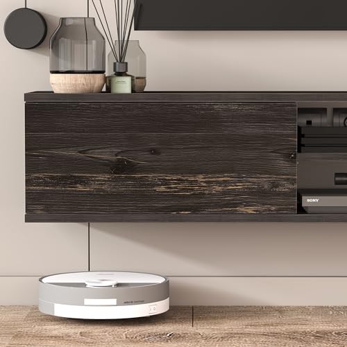 Black Oak Floating TV Stand A5682