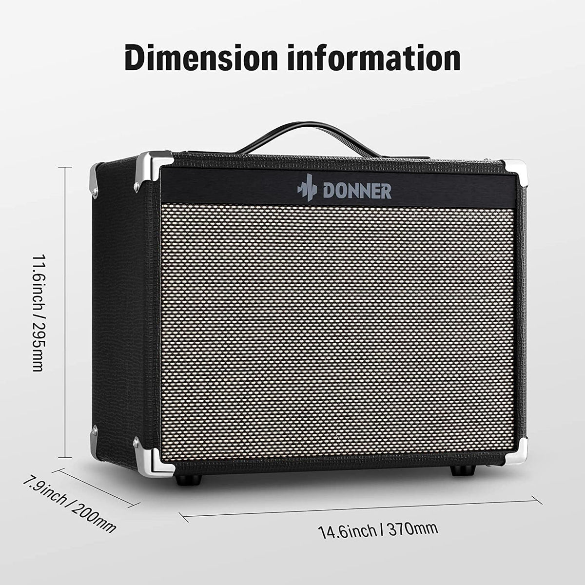 20W Electric Guitar Amplifier Combo with 8" Speaker I78257