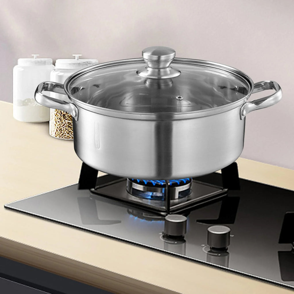 Stainless Steel Stockpot with Lid V6310