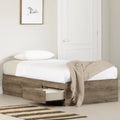 Twin Brown Bed S336616