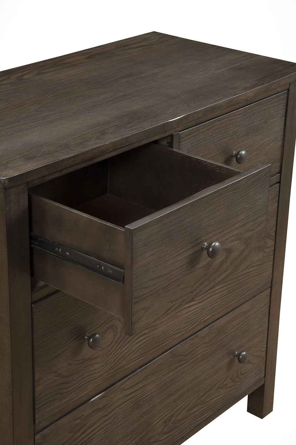 Natural Gray Wood 4 Drawer Accent Chest R8989