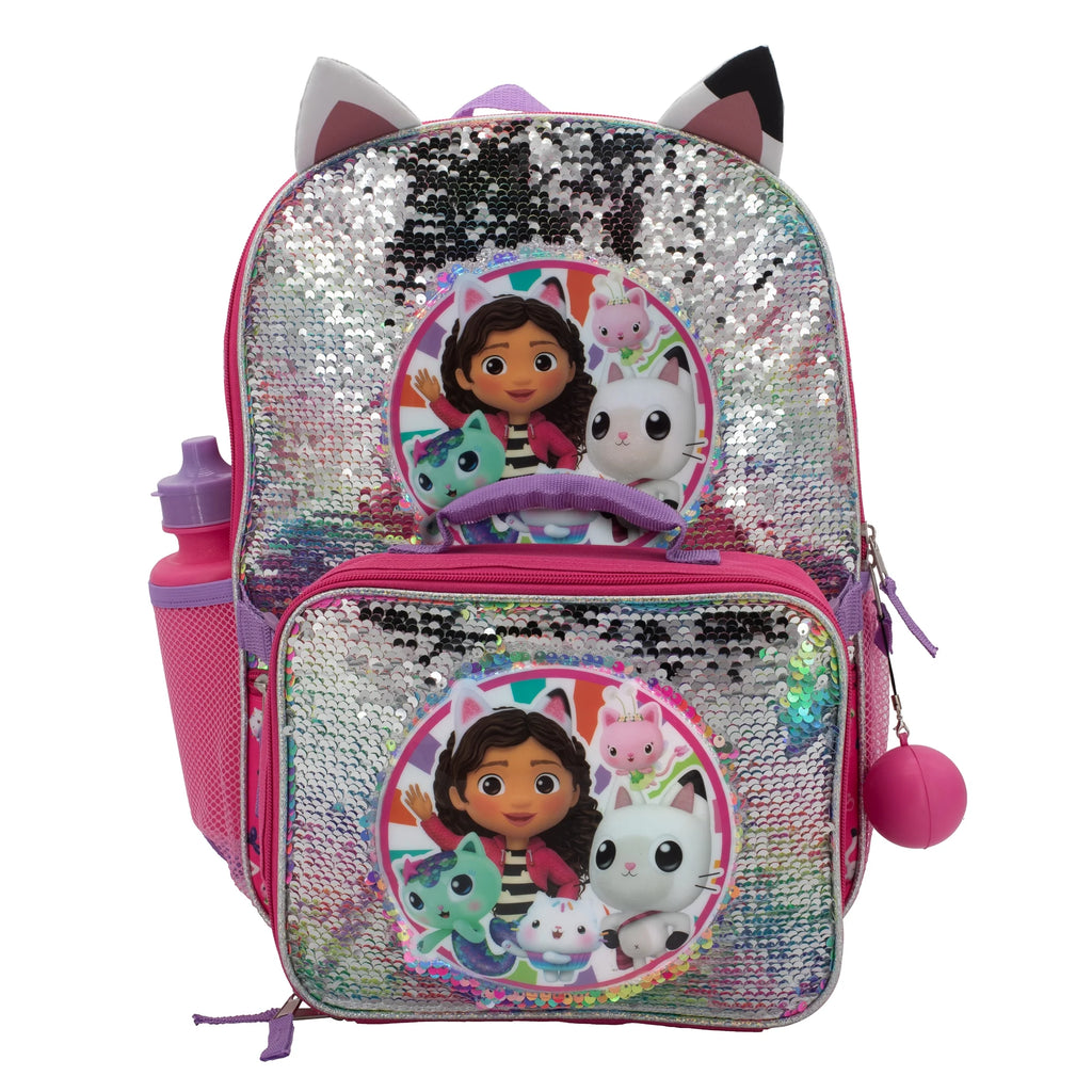 4 Piece Backpack Set with Insulated Lunch Box, Pink R92353