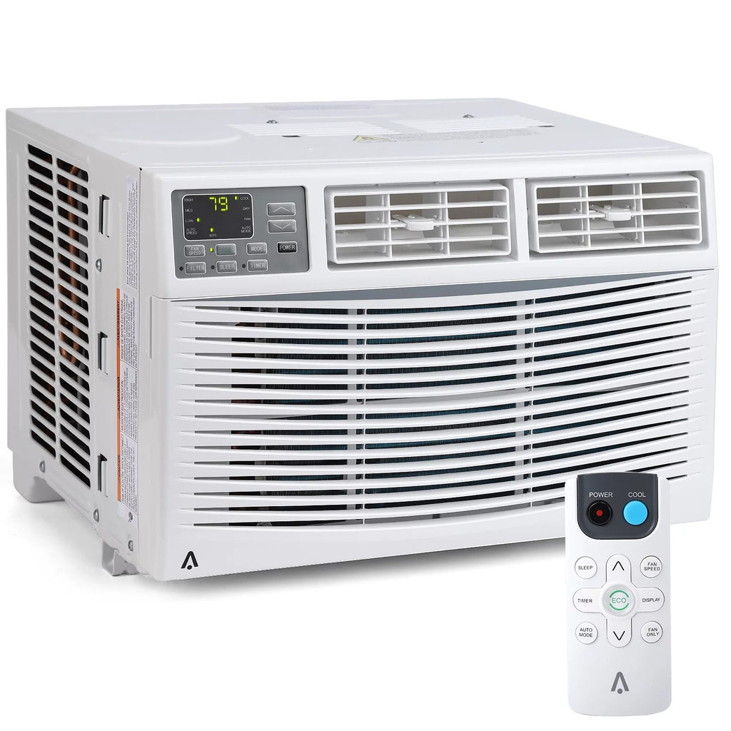 6,000 BTU Window-Mounted Air Conditioner with Remote/APP Control N870622