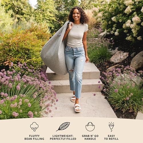 Paprika 2.5 feet Weatherproof Bean Bag Chair L7799
