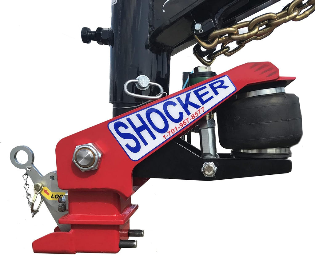 Gooseneck Air Hitch & Coupler, Round 3-15/16 Angled Pin 30K SL Coupler B363
