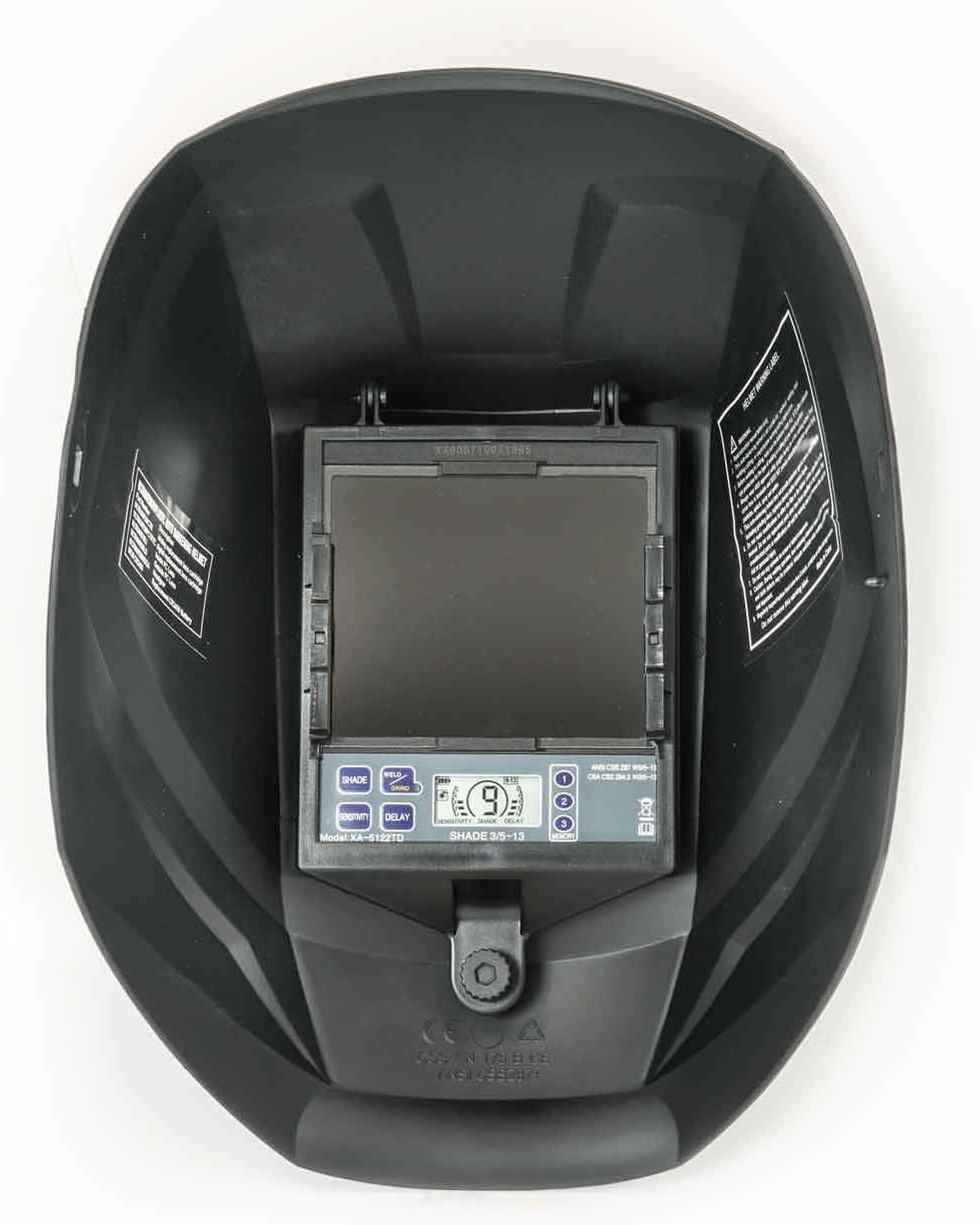 Black Digital Auto Darkening Welding Helmet Shade 9-13 D435