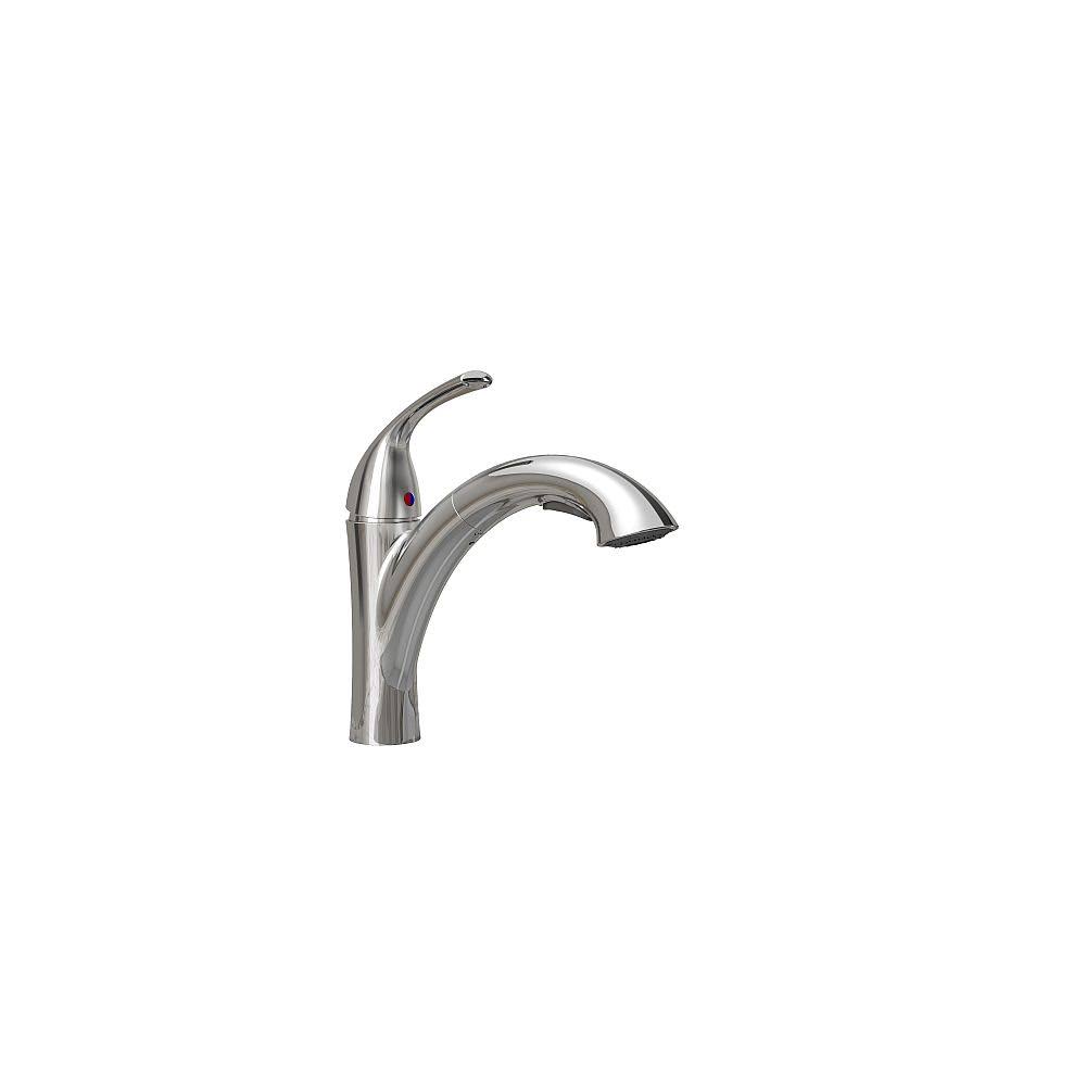 Single-Handle Pull-Out Kitchen Faucet in Chrome L6260