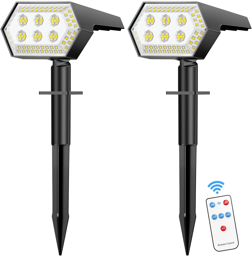 4 Pack Solar Spot Lights Outdoor IP67 Waterproof J7073