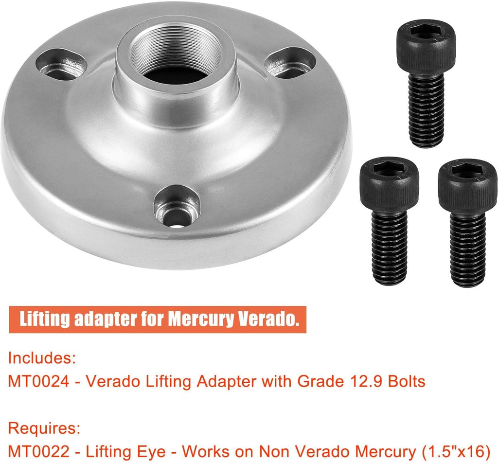 Stainless Steel Lifting Adapter with Bolts D641445