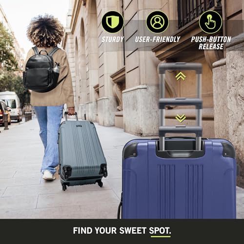 Cobalt Blue 20-Inch Carry On Hardshell Spinner Luggage B230462