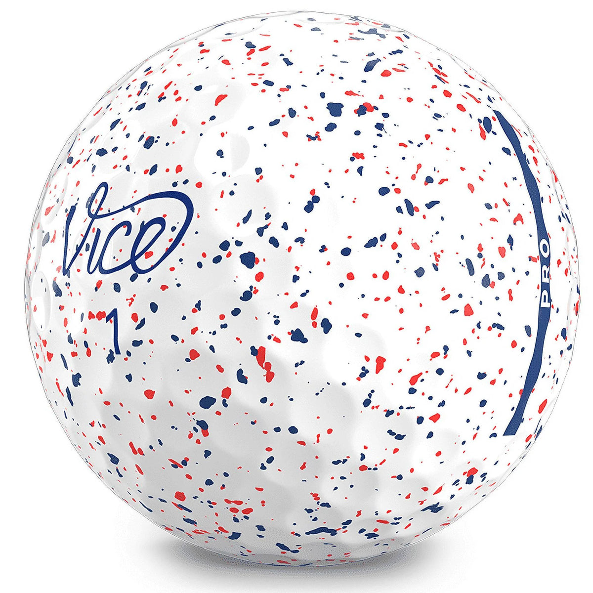 Pro Red & Blue Drip Golf Balls - 1 Dozen W67935