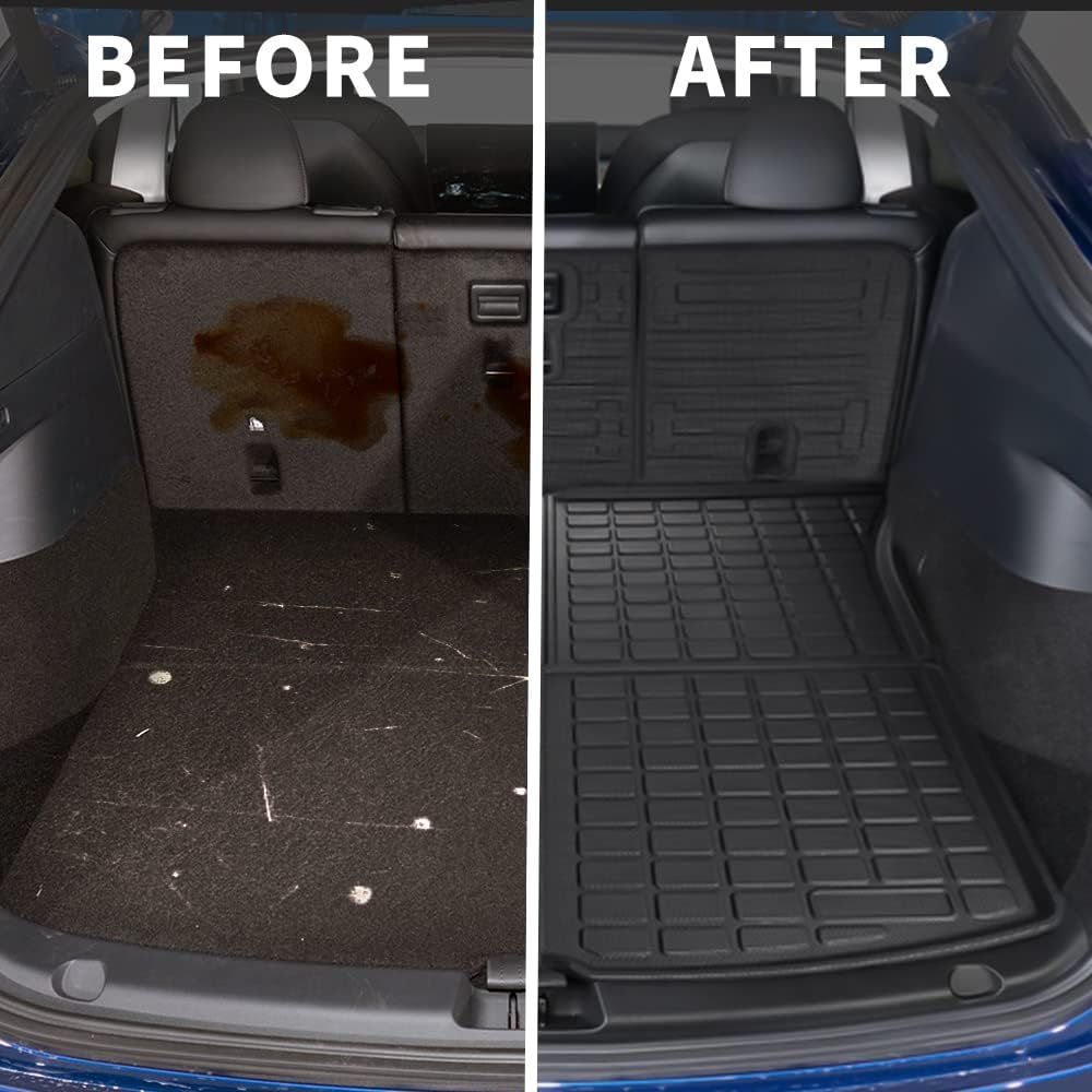 All Weather Cargo Liner Mat with Backrest Mats Set of 4 Y158276