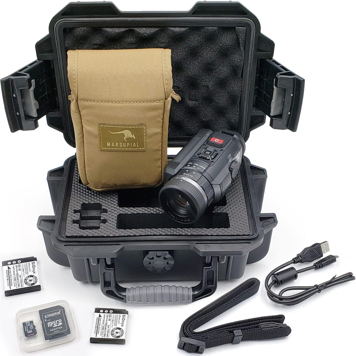 Aurora Black Camera, IR Illuminator, and Pouch D148