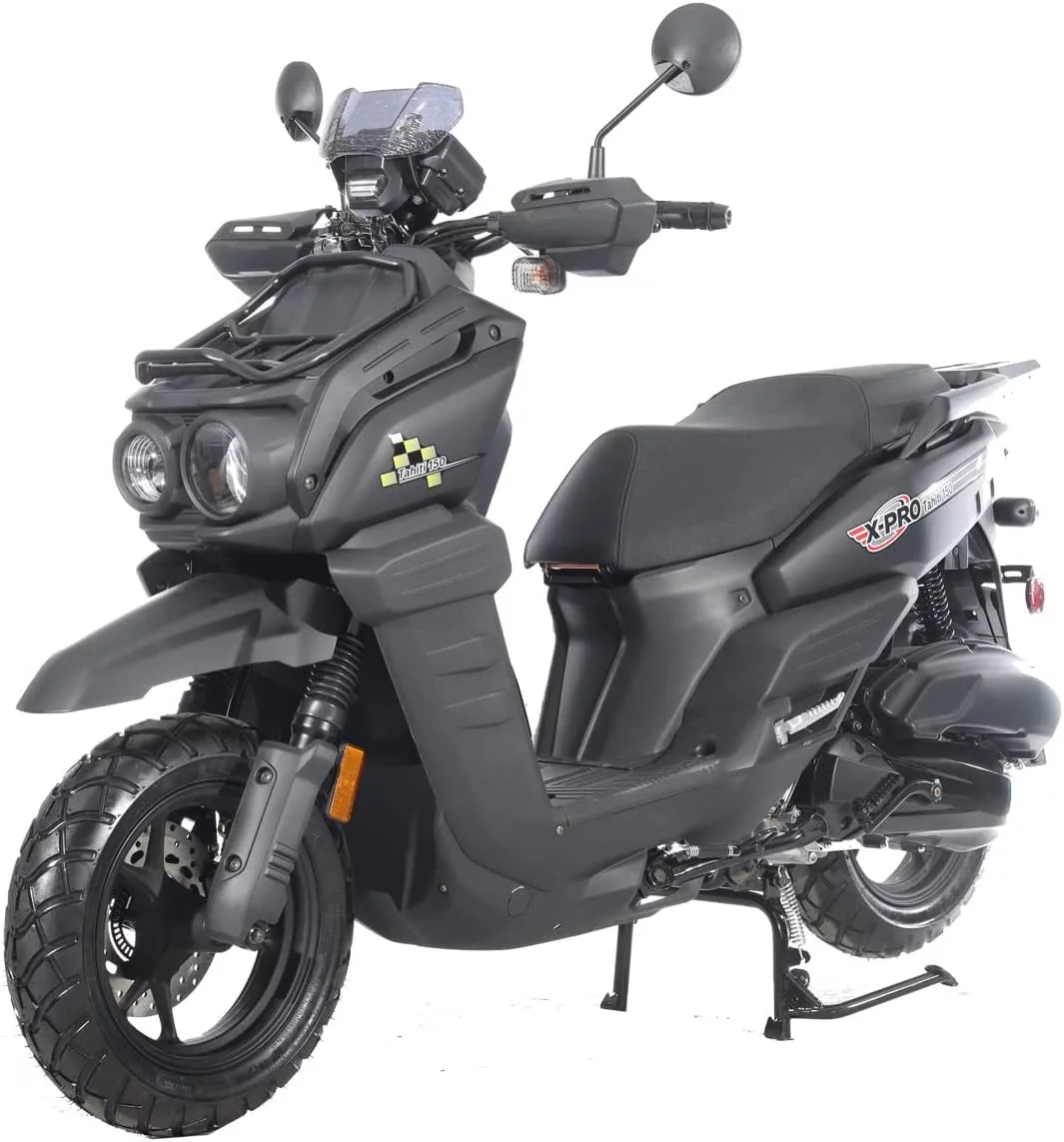 150cc Gas Moped Scooter with 12" Aluminum Wheels A470