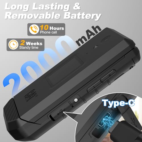 S22 Smart Flip Phone Unlocked 16GB 2.8 Touchscreen Rugged Cell Phone Android 11 IP68 Water Resistant 4G LTE GSM K87050