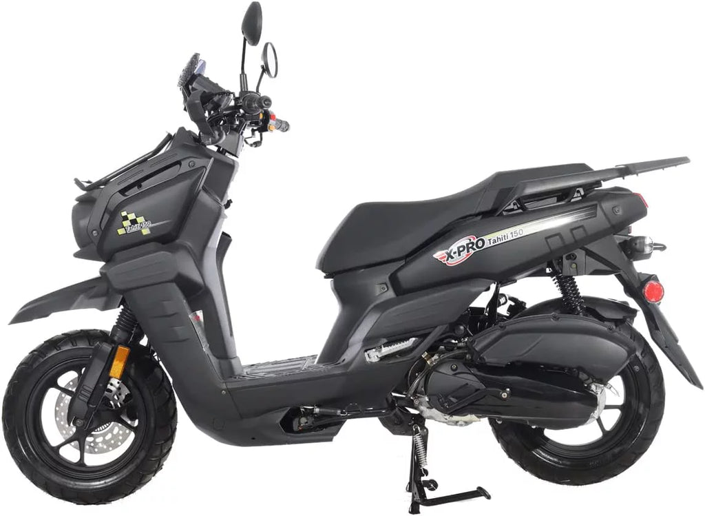 150cc Gas Moped Scooter with 12" Aluminum Wheels A470