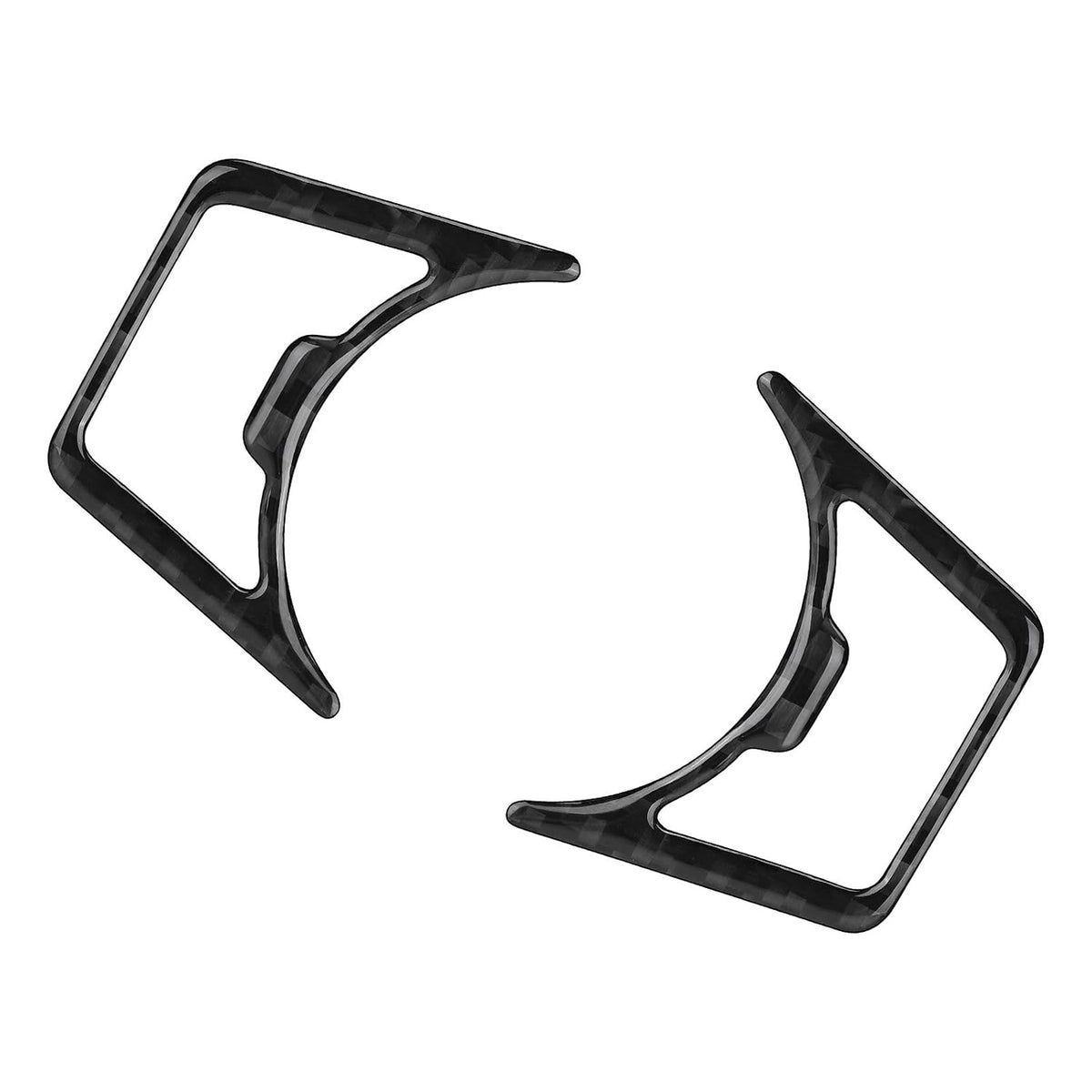 Carbon Fiber Headlight Switch Frame Trim Cover 2PCS V798