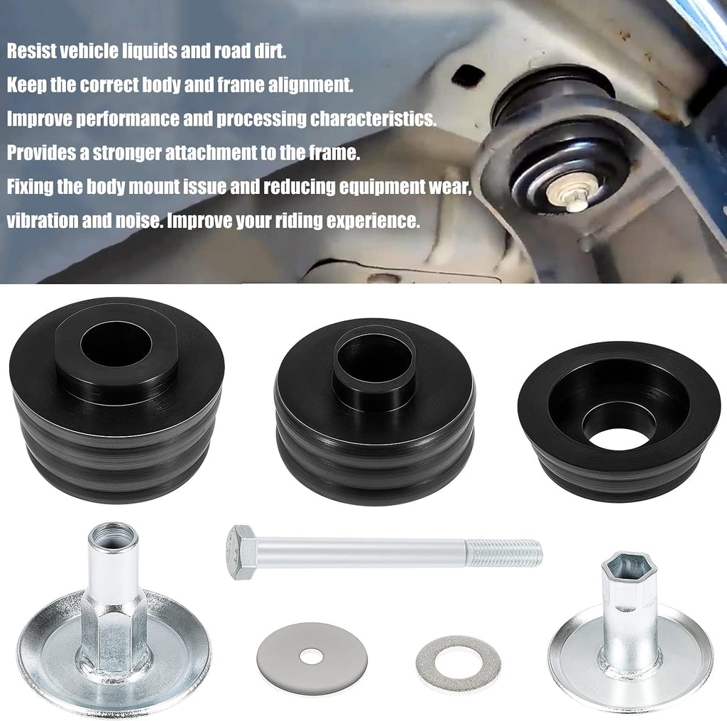 Ford Body Mount Bushing Kit with Steel Sleeves & Hardware C609017