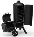 Heavy-Duty Vertical Offset Charcoal Smoker & Grill W222