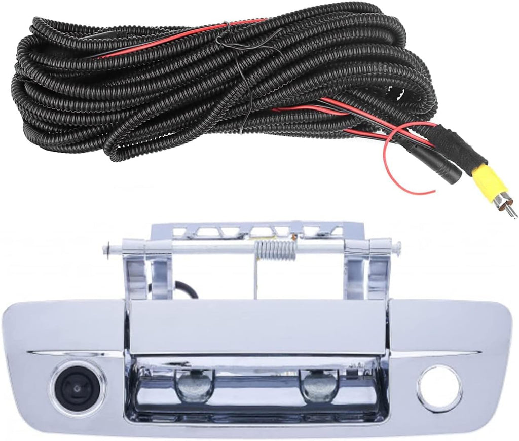 Rear Tailgate Handle Backup Camera with Chrome C1854