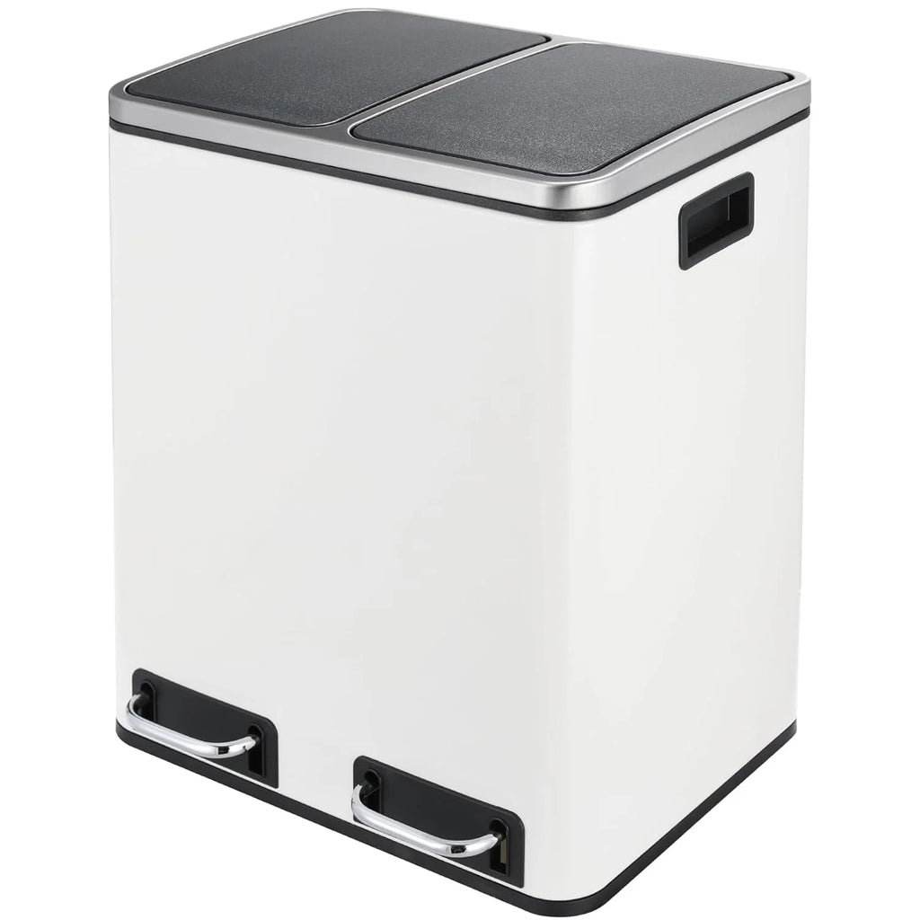 8 Gallon Stainless Steel Step Trash Can L4832