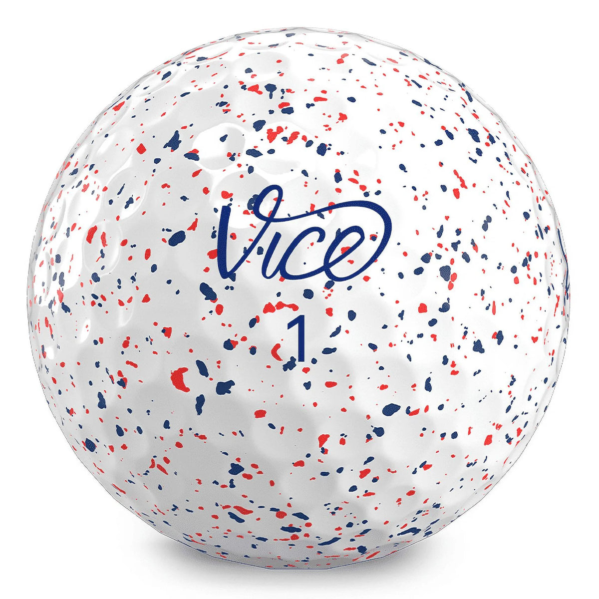 Pro Red & Blue Drip Golf Balls - 1 Dozen W67935