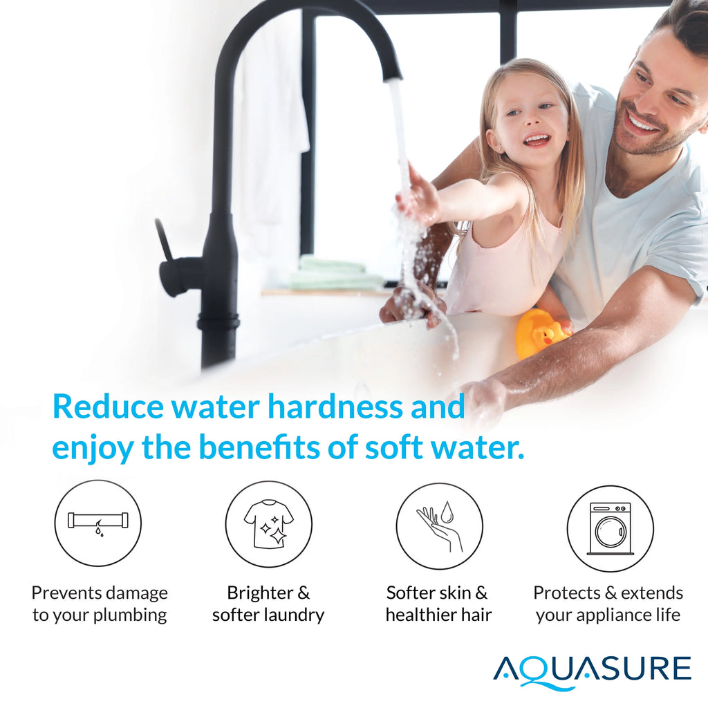 64,000 Grain Whole House Water Softener with High Efficiency Control Head J304