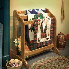 Heirloom Quilt Stand Woodworking Project Paper Plan O78341