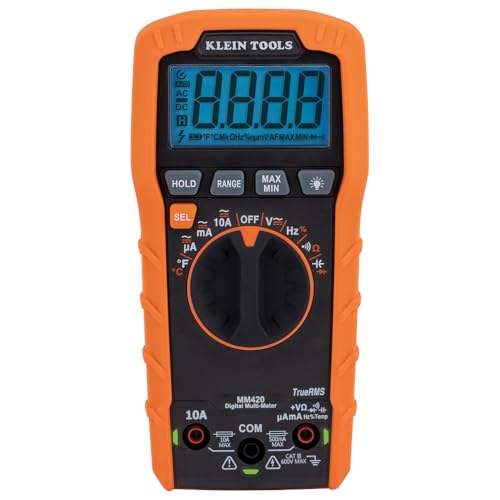 Slim Digital Multimeter with Reverse Contrast Display E297351