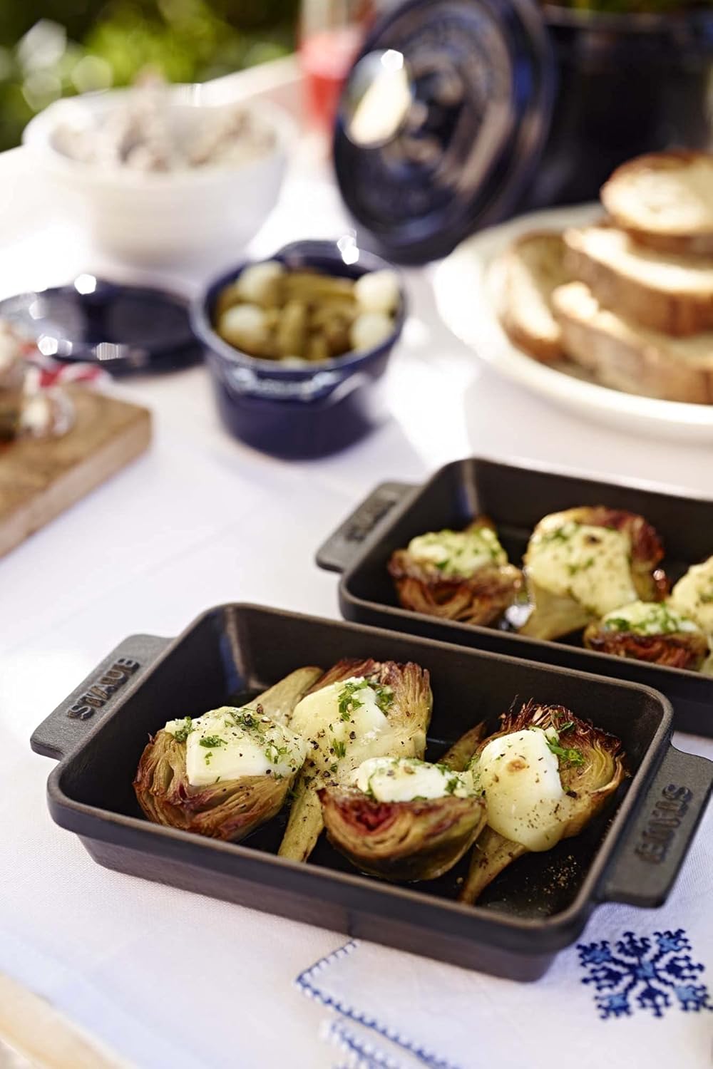 Matte Black Cast Iron Mini Rectangular Baker B427