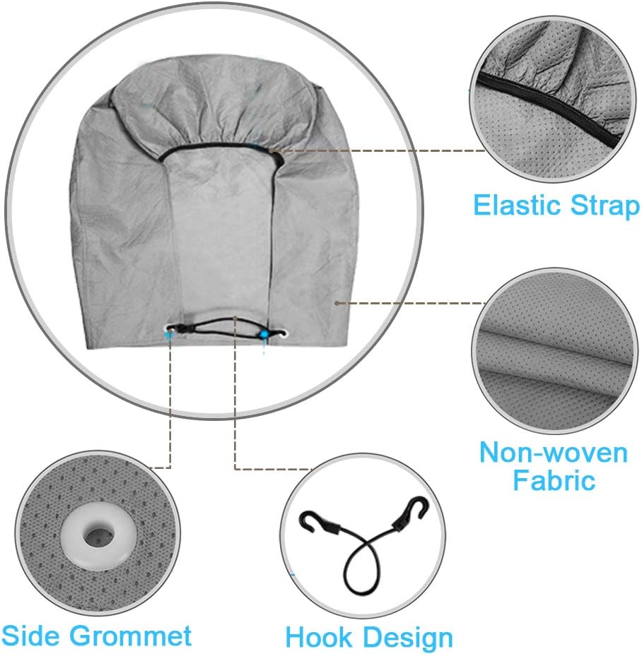 Set of 4 Extra Thick 5-ply Waterproof UV Coating Tire Covers S158564