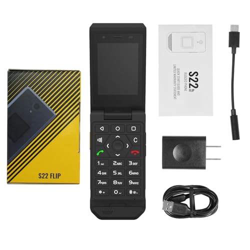 S22 Smart Flip Phone Unlocked 16GB 2.8 Touchscreen Rugged Cell Phone Android 11 IP68 Water Resistant 4G LTE GSM K87050
