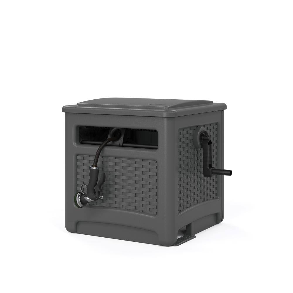 Wicker Hideaway Hose Cart E81502