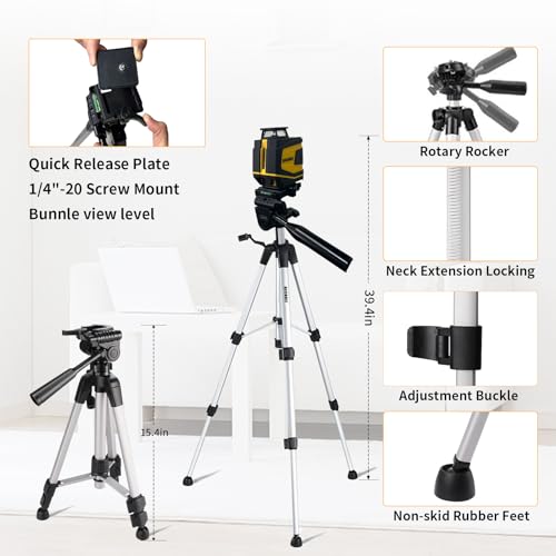 Green Cross Line Self-Leveling Laser with Tripod F899