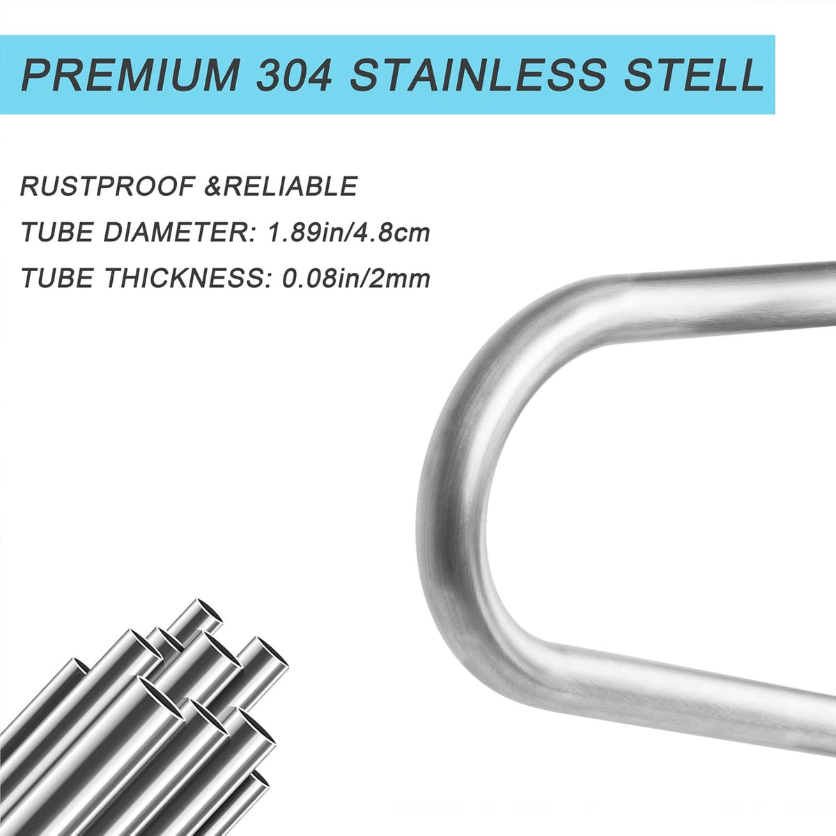 Rustproof Stainless Steel Pool Handrail V11017